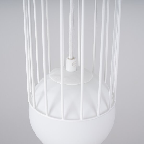 Sollux SL.1331 - Lampadario a sospensione con filo BRINA 1xG9/8W/230V bianco