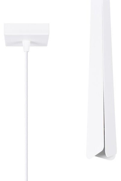 Sollux SL.1397 - Lampadario a sospensione con filo PRYSM 1xG9/8W/230V bianco