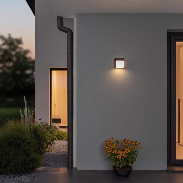 Brilagi - Applique a LED da esterno TERNI LED/12W/230V antracite IP44