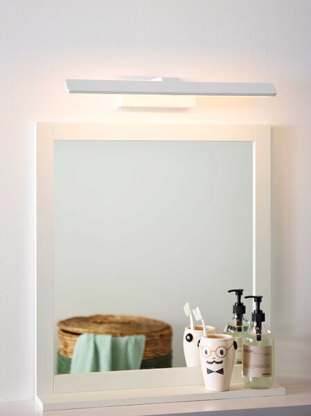 Lucide Illuminazione Applique da parete per bagno con struttura in  alluminio e diffusore a LED collezione Onno