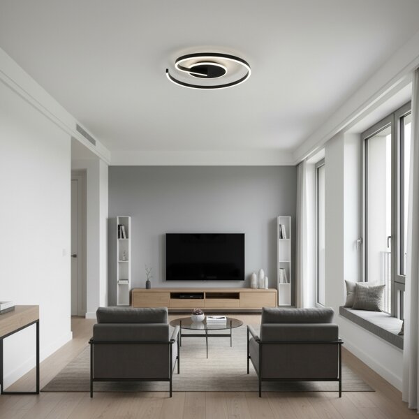 Brilagi -LED Plafoniera LED dimmerabile SPIRAL LED/56W/230V 3000/4000/6000K+telecomando