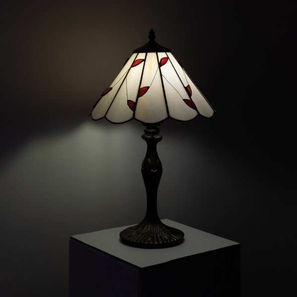 Brilagi - Lampada da tavolo in stile Tiffany FOLIA 1xE27/60W/230V