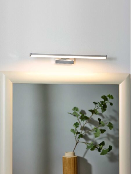 Lucide Applique da parete piccola da bagno con struttura in alluminio e diffusore a LED - Onno