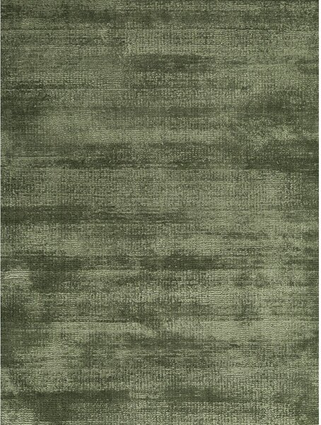 Tappeto verde in viscosa tessuto a mano 160x230 cm Noemi – Vikosa