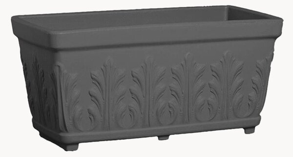 Portavaso da esterno Cassetta Fogliata, alt. 30 cm