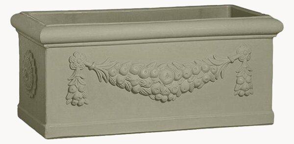 Portavaso da esterno Rettangolo Festonato, alt. 30 cm