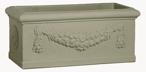 Portavaso da esterno Rettangolo Festonato, alt. 30 cm