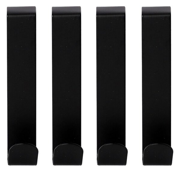 Set di ganci da appendere color nero opaco in metallo 4 pz Fixeo – douceur d'intérieur