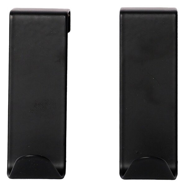 Set di ganci da appendere color nero opaco in metallo 2 pz Fixeo – douceur d'intérieur
