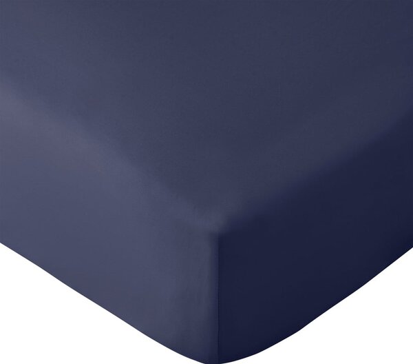 Lenzuolo con angoli blu scuro in microfibra 185x200 cm So Soft Easy Iron – Catherine Lansfield