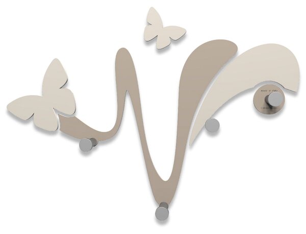 CalleaDesign Appendiabiti da Parete - Farfalla