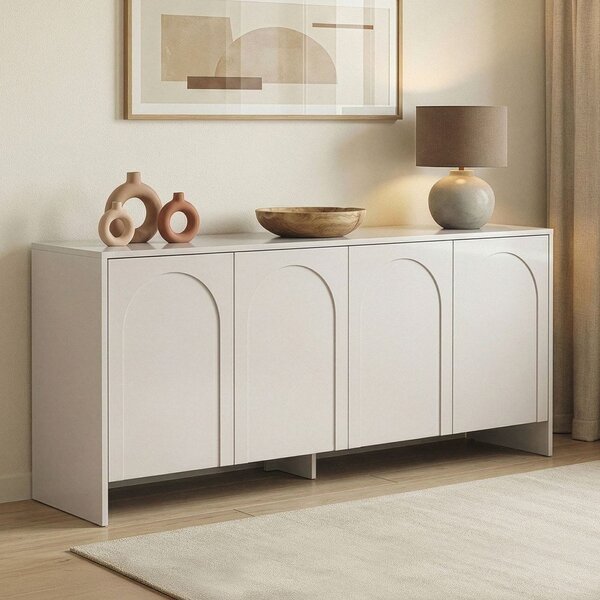 Credenza color crema 180x80x45 cm Arlen – Kalune Design
