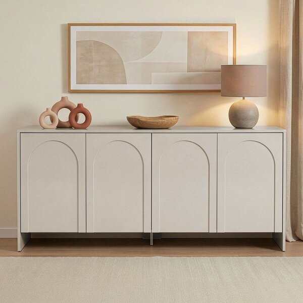 Credenza color crema 180x80x45 cm Arlen – Kalune Design