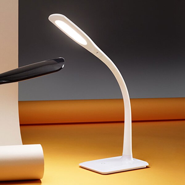 Perenz Lampada da tavolo a led per scrivania con lume orientabile in  plastica - Puddy