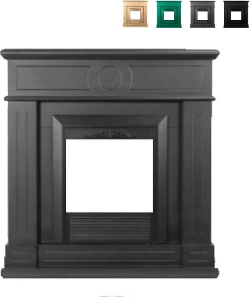 Cornice decorativa per stufa elettrica a pavimento Lipari Sur - Grigia