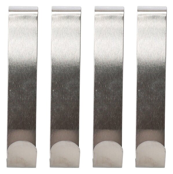Set di ganci da appendere color argento lucido in metallo 4 pz Fixeo – douceur d'intérieur