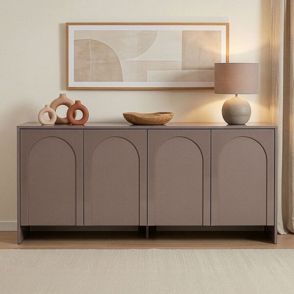 Credenza grigio tortora 180x80x45 cm Arlen – Kalune Design