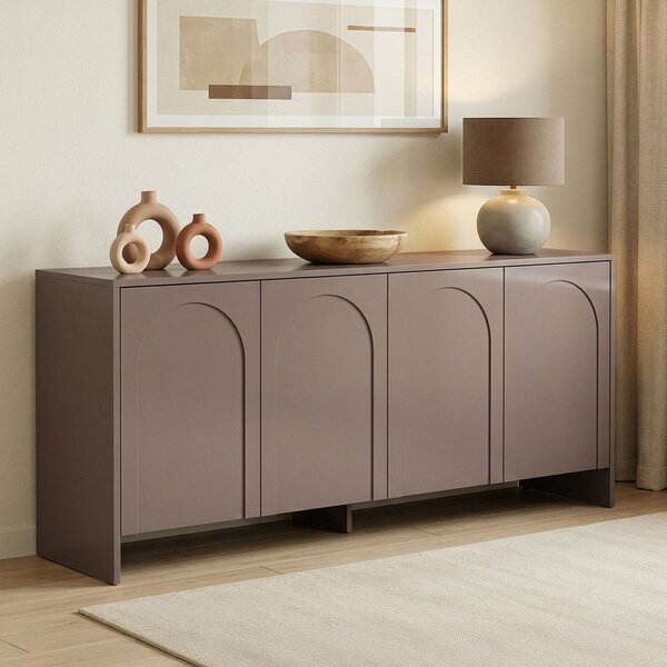 Credenza grigio tortora 180x80x45 cm Arlen – Kalune Design