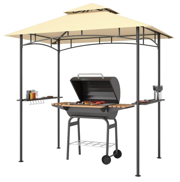Tenda da giardino - Casetta da giardino - Tettoia esterna - Serra - Gazebo - Con illuminazione a LED