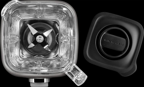 KITCHENAID Frullatore da Tavolo con Bicchiere Capacit 1,4 L Potenza 1200 W 5 Velocit Tritaghiaccio colore Argento - Blender K400