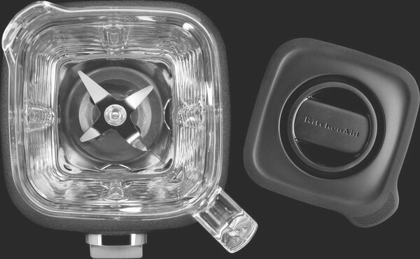 KITCHENAID Frullatore da Tavolo con Bicchiere Capacit 1,4 L Potenza 1200 W 5 Velocit Tritaghiaccio colore Nero - Blender K400