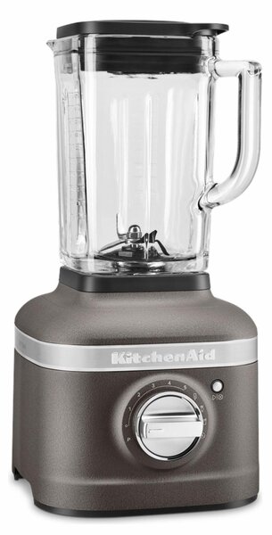 KITCHENAID Frullatore da Tavolo con Bicchiere Capacit 1,4 L Potenza 1200 W 5 Velocit Tritaghiaccio colore Grigio - Blender K400