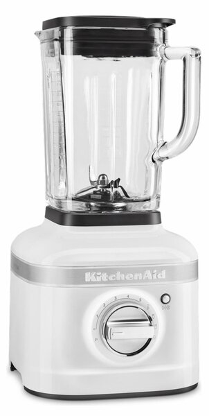 KITCHENAID Frullatore da Tavolo con Bicchiere Capacit 1,4 L Potenza 1200 W 5 Velocit Tritaghiaccio colore Bianco - Blender K400