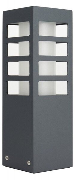 Paletto da giardino 25 cm 1xE27 grigio scuro IP54 SU-MA RADO RADO III 3 DG