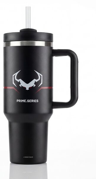 Tazza termica con manico nero Diablo Burned Black