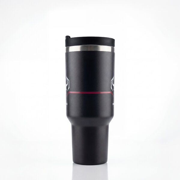 Tazza termica con manico nero Diablo Burned Black