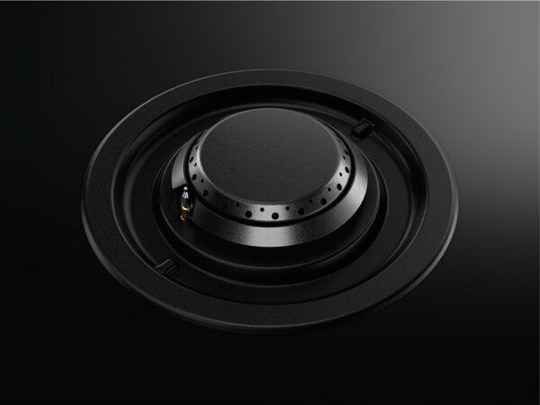 Aeg Piano Cottura Misto 2 Fuochi a Gas 3 Fuochi Induzione Funzione Bridge Larghezza 90 cm colore Nero - HF704193NB