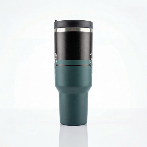 Tazza termica con manico verde Diablo Ghotic Green