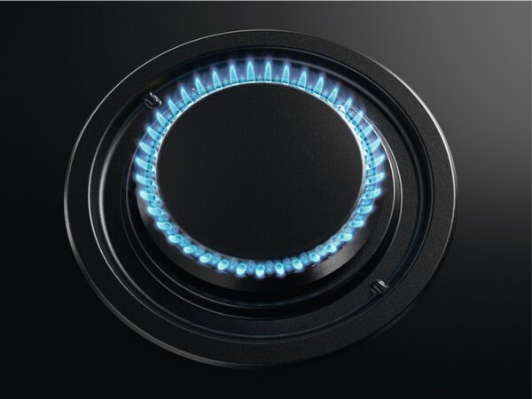 Aeg Piano Cottura Misto 2 Fuochi a Gas 3 Fuochi Induzione Funzione Bridge Larghezza 90 cm colore Nero - HF704193NB
