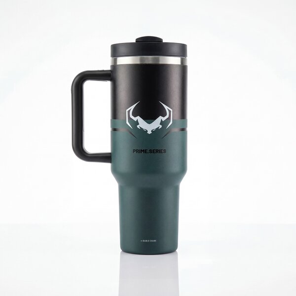 Tazza termica con manico verde Diablo Ghotic Green