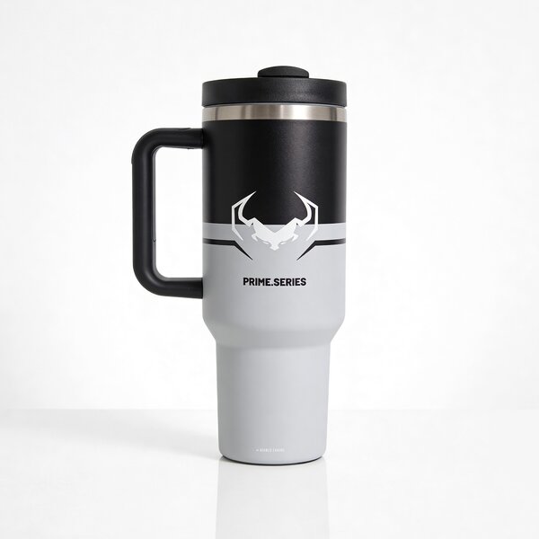 Tazza termica con manico grigia Diablo Nightwolf Moon
