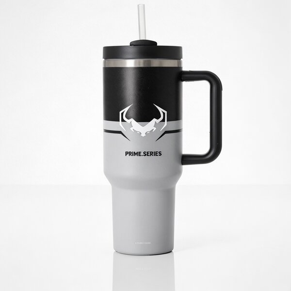 Tazza termica con manico grigia Diablo Nightwolf Moon