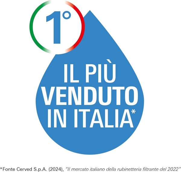 GROHE Rubinetto Cucina con Sistema di Depurazione Acqua e Raffreddamento Miscelatore Monocomando Canna "L" colore Cromo + Starter KIT - 31.454.DC1 