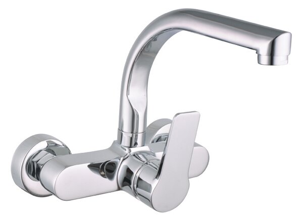 Altri rubinetti EDM Miscelatore monocomando con bocca bassa - cromo - 21x16,5x19 cm