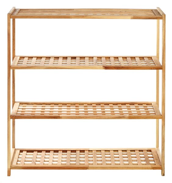 Scarpiera di colore naturale in noce massiccio – Premier Housewares