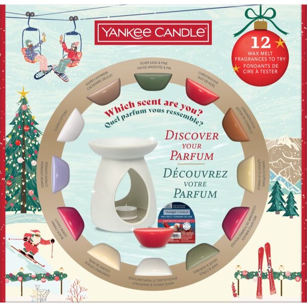 Yankee Candle Christmas Collection Aromalamp & 12 Wax Melts confezione regalo