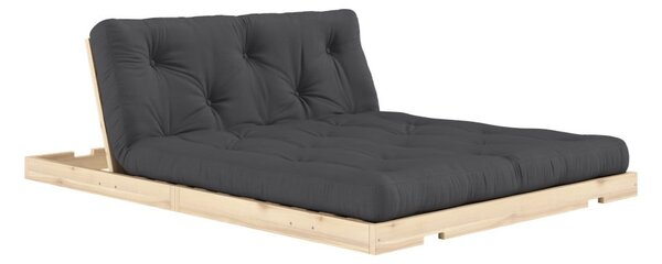 Divano grigio scuro allungabile 145 cm Flip – Karup Design