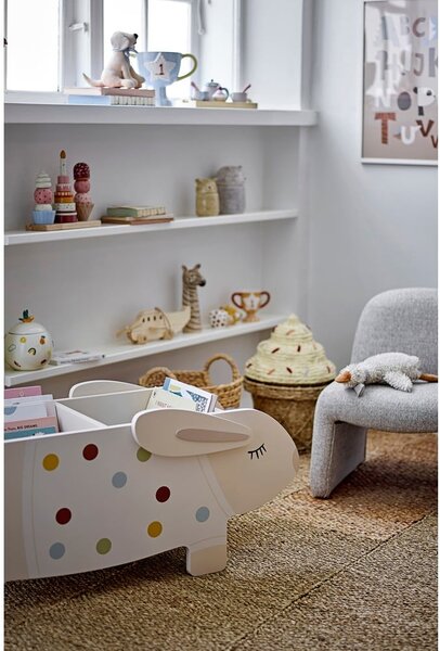 Libreria per bambini color crema 87x38x32 cm Villja – Bloomingville Mini