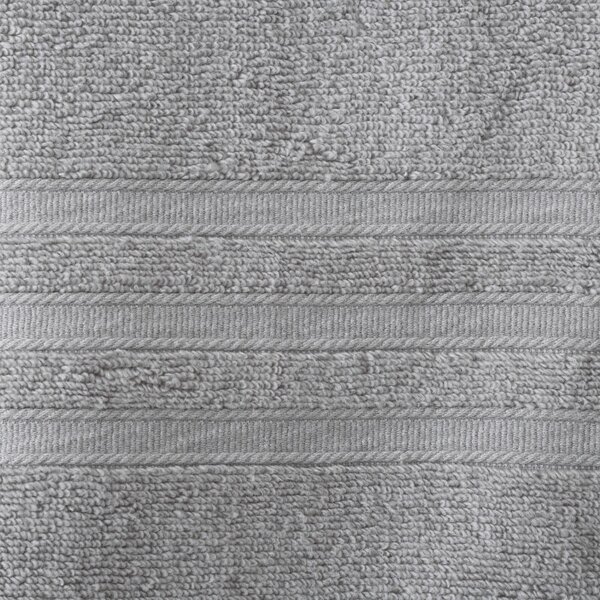 Asciugamano tipo terry grigio chiaro in cotone 70x120 cm Zero Twist – Catherine Lansfield