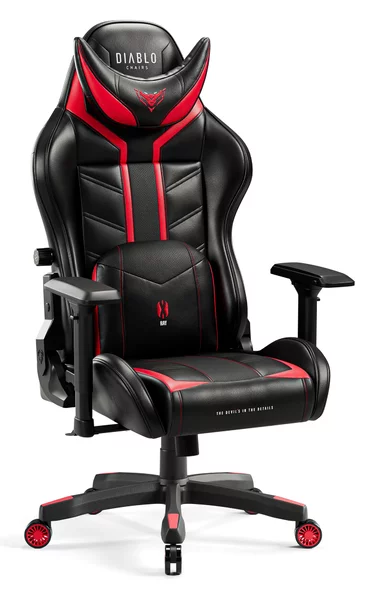 Sedia da gaming Diablo X-Ray 2.0 Normal Size: Nero e Rosso