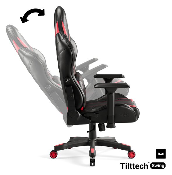 Sedia da gaming Diablo X-Ray 2.0 Normal Size: Nero e Rosso