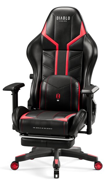 Sedia da gaming Diablo X-Ray 2.0 Normal Size: Nero e Rosso