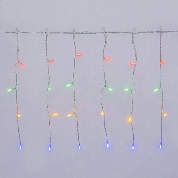 Aigostar - LED Catena luminosa natalizia per esterni 100xLED/8 funzioni 8x0,4m IP44 multicolore
