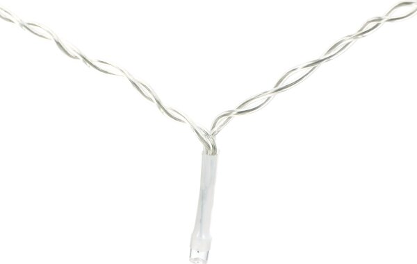 Aigostar - Catena luminosa LED natalizia da esterno 192 LED/8 funzioni 3xAA 4,5x1,2m IP44 bianco caldo