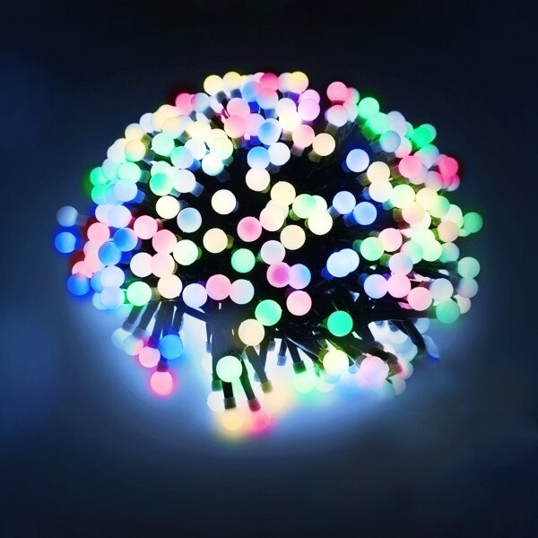 Aigostar - LED Catena luminosa natalizia per esterni 100xLED/8 funzioni 10,3m IP44 multicolore
