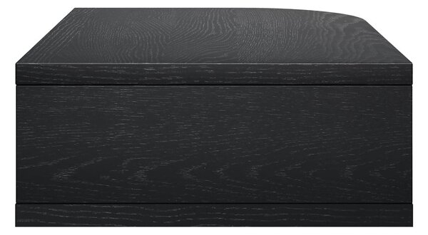 Comodino nero con effetto rovere Farsta – Woodman